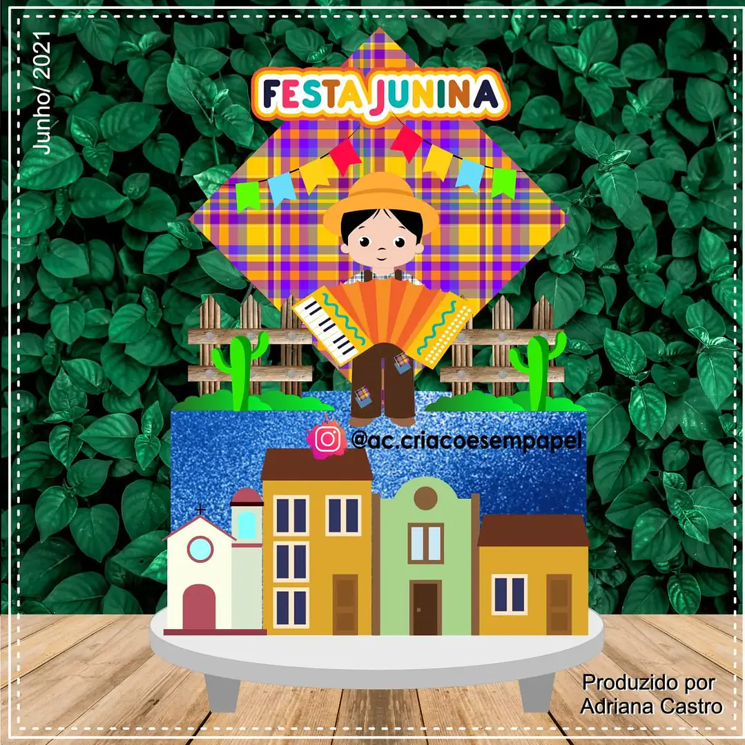 Arquivo de Corte Topo Festa Junina (Leia a Descrição) 1