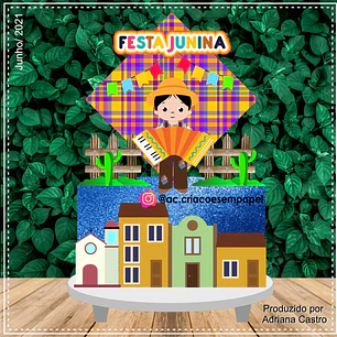Arquivo de Corte Topo Festa Junina (Leia a Descrição)