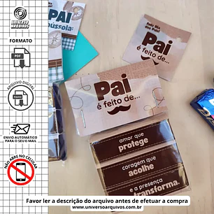 Arquivo de Corte Card Bis Dia dos Pais (Leia a Descrição)