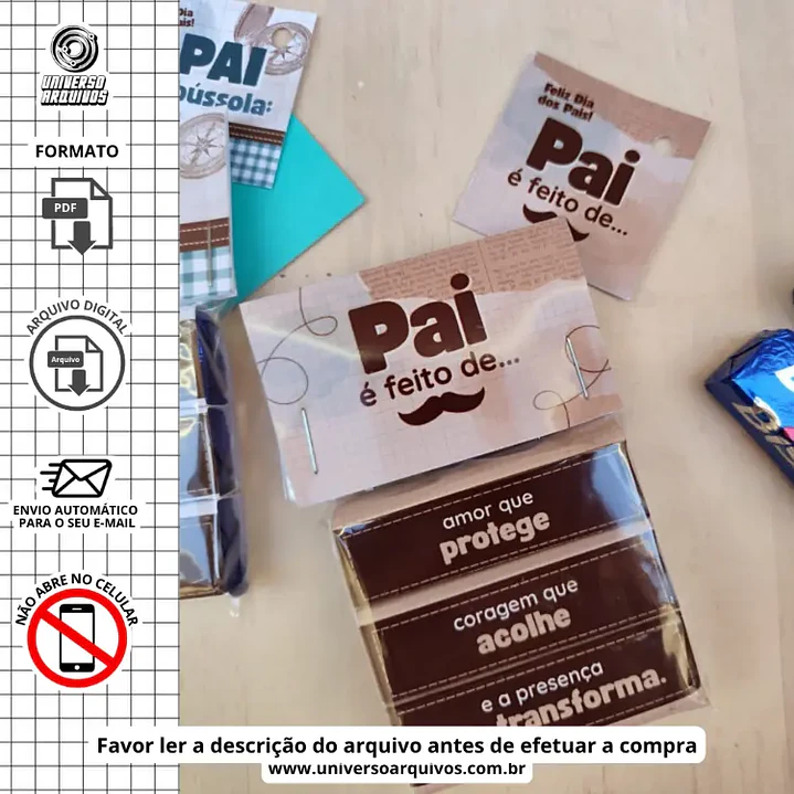 Arquivo de Corte Card Bis Dia dos Pais (Leia a Descrição) 1