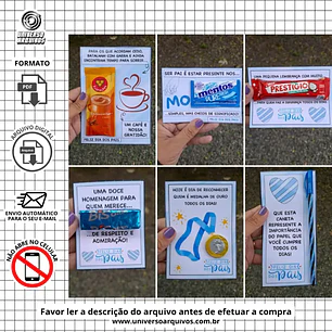 Arquivo de Corte Cards Dia dos Pais (Leia a Descrição)