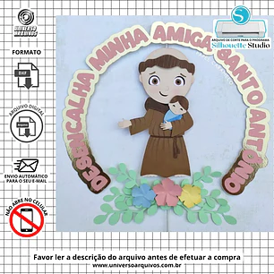 Arquivo de Corte Topo Santo Antônio (Leia a Descrição)