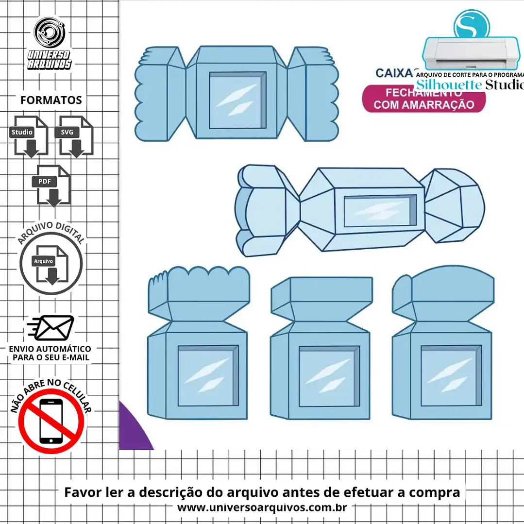 Arquivo de Corte Kit Caixas com Vitrine  Festa Junina (Leia a Descrição) 1