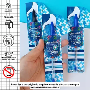 Arquivo de Corte Card Caneta dia dos pais (Leia a Descrição)