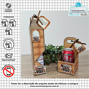 Arquivo de Corte Caixa Cerveja dia dos pais (Leia a Descrição)