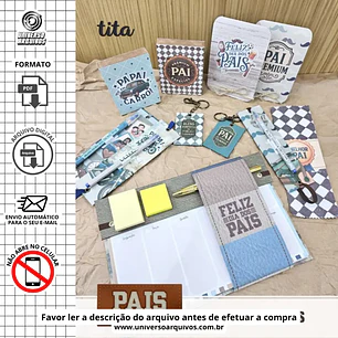 Arquivo Digital Kit Printables dia dos pais (Leia a Descrição)