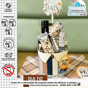 Arquivo de Corte Box do Papai dia dos pais (Leia a Descrição)