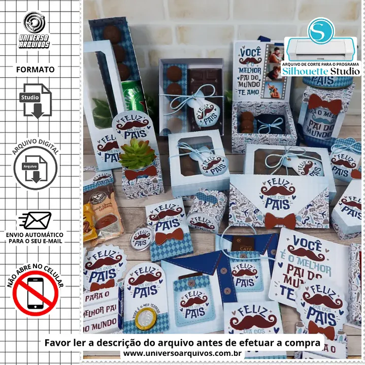 Arquivo de Corte Kit dia dos pais (Leia a Descrição) 1