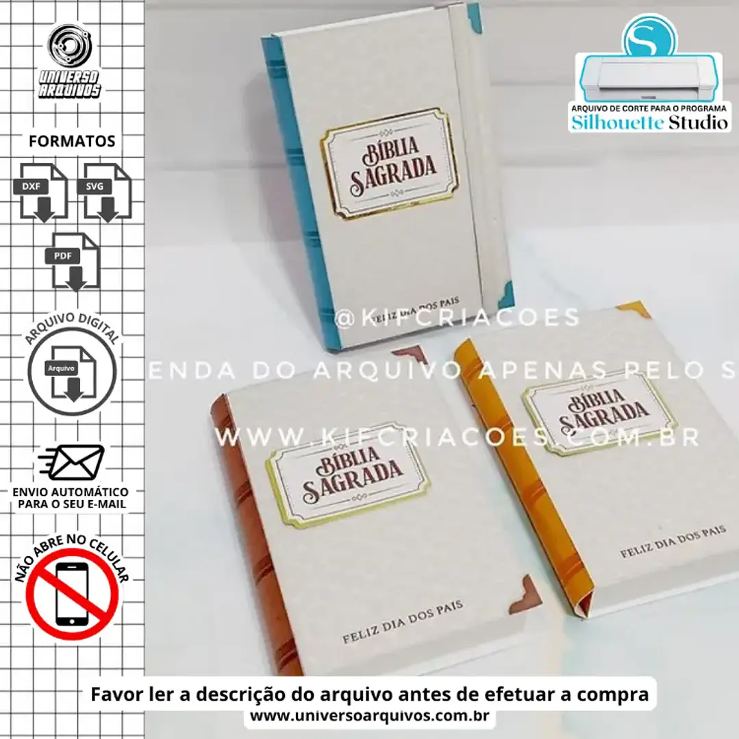 Arquivo Digital Caixa Kit Kat Bíblia dia dos pais (Leia a Descrição) 1