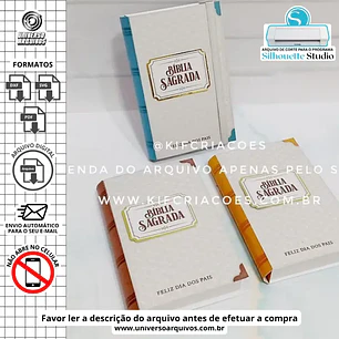 Arquivo Digital Caixa Kit Kat Bíblia dia dos pais (Leia a Descrição)