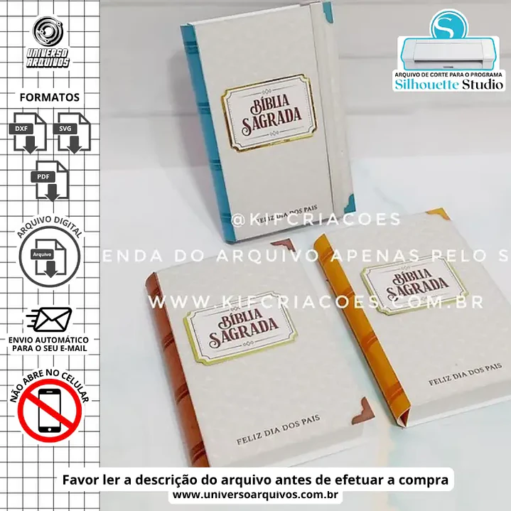 Arquivo Digital Caixa Kit Kat Bíblia dia dos pais (Leia a Descrição) 1