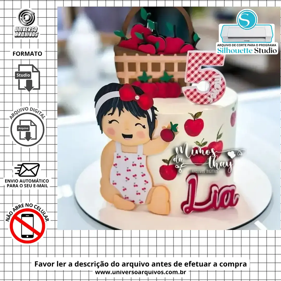 Arquivo de Corte Topo Cerejinha (Leia a Descrição) 1