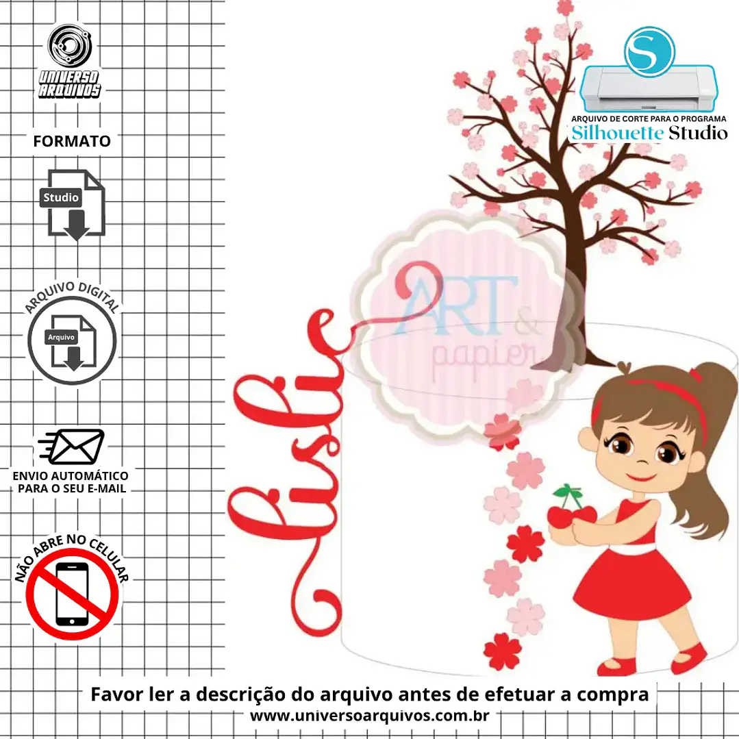 Arquivo de Corte Topo Cerejinha  (Leia a Descrição) 1