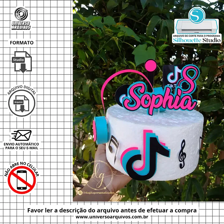 Arquivo de Corte Topo Tiktok (Leia a Descrição) 1