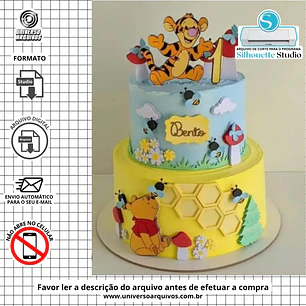 Arquivo de Corte Topo Ursinho pooh (Leia a Descrição)