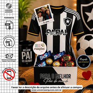 Arquivo Digital Caixa Camisa dia dos pais (Leia a Descrição)