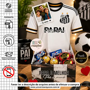 Arquivo Digital Caixa Camisa dia dos pais (Leia a Descrição)