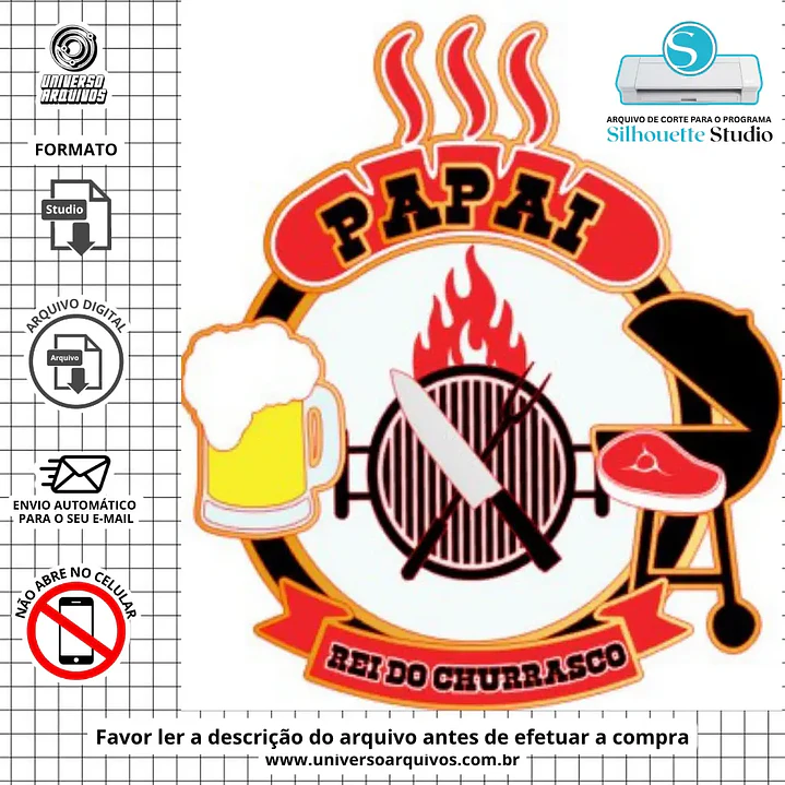 Arquivo de Corte Topo de Bolo Dia dos Pais  (Leia a Descrição) 1