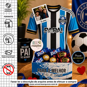 Arquivo Digital Caixa Camisa dia dos pais (Leia a Descrição)