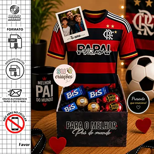 Arquivo Digital Caixa Camisa dia dos pais (Leia a Descrição)