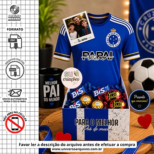 Arquivo Digital Caixa Camisa dia dos pais (Leia a Descrição)