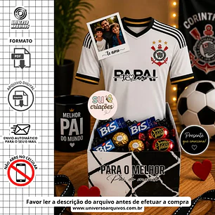 Arquivo Digital Caixa Camisa dia dos pais (Leia a Descrição)