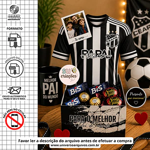 Arquivo Digital Caixa Camisa dia dos pais (Leia a Descrição)