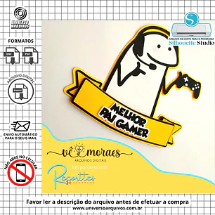 Arquivo de Corte Topo de Bolo Flork Dia dos Pais (Leia a Descrição)
