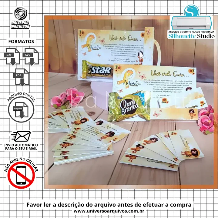 Arquivo de Corte Setembro Amarelo (Leia a Descrição) 1