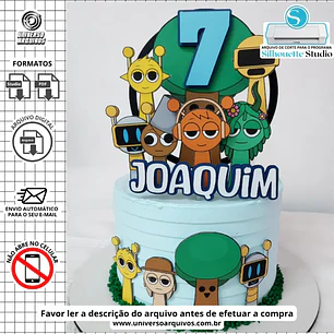 Arquivo de Corte Topo Sprunki (Leia a Descrição) 