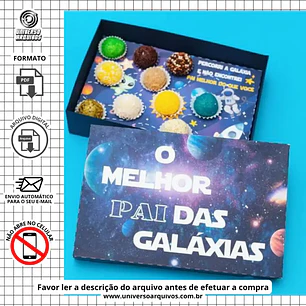 Arquivo Digital Caixa Doces dia dos pais (Leia a Descrição)