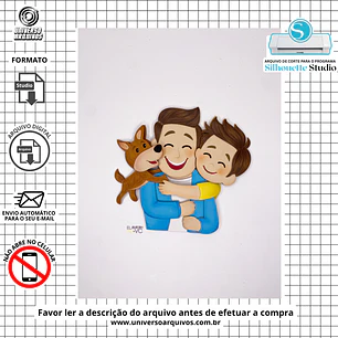 Arquivo de Corte Topo Dia dos Pais (Leia a Descrição)