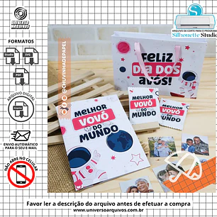 Arquivo de Corte Álbum dia dos Avós (Leia a Descrição)