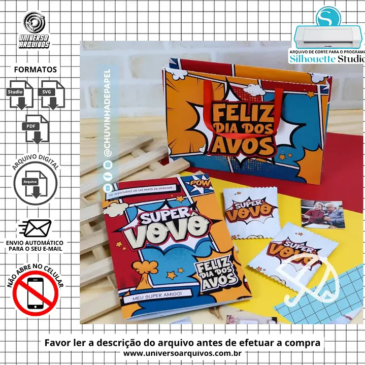 Arquivo de Corte Álbum dia dos Avós (Leia a Descrição) 1