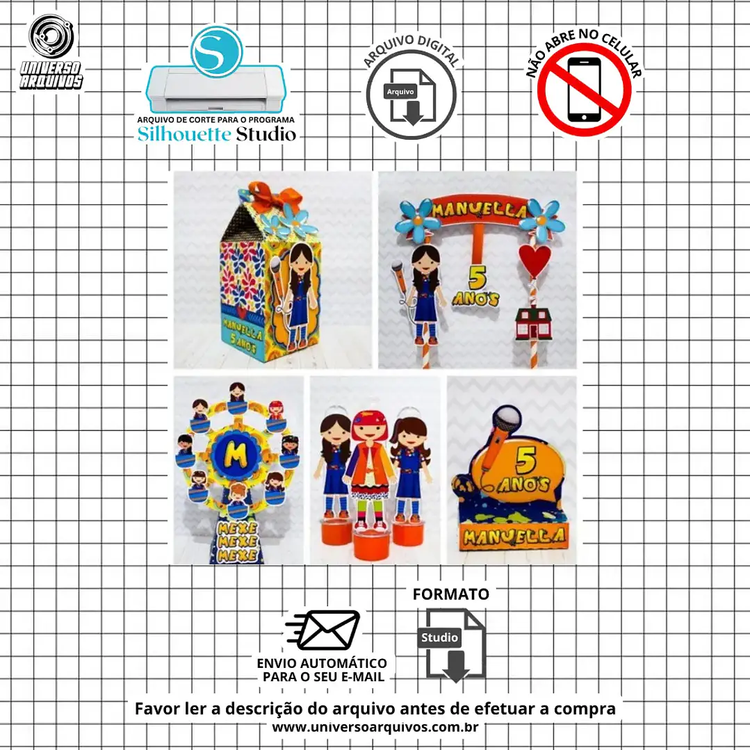 Arquivo de Corte Kit Chiquititas (Leia a Descrição) 1