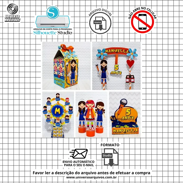 Arquivo de Corte Kit Chiquititas (Leia a Descrição) 1