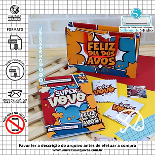 Arquivo de Corte Álbum dia dos Avós (Leia a Descrição)