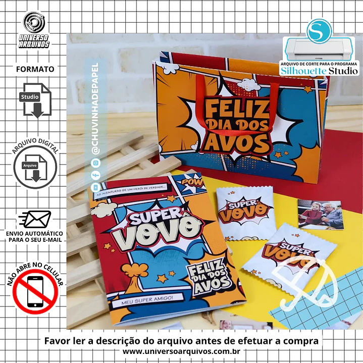 Arquivo de Corte Álbum dia dos Avós (Leia a Descrição) 1