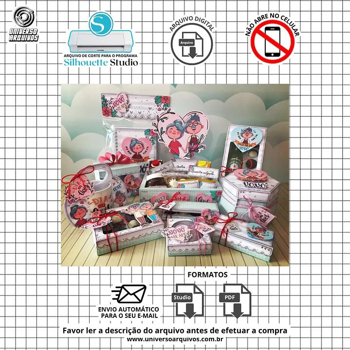 Arquivo de Corte Kits dia dos Avós (Leia a Descrição) 1