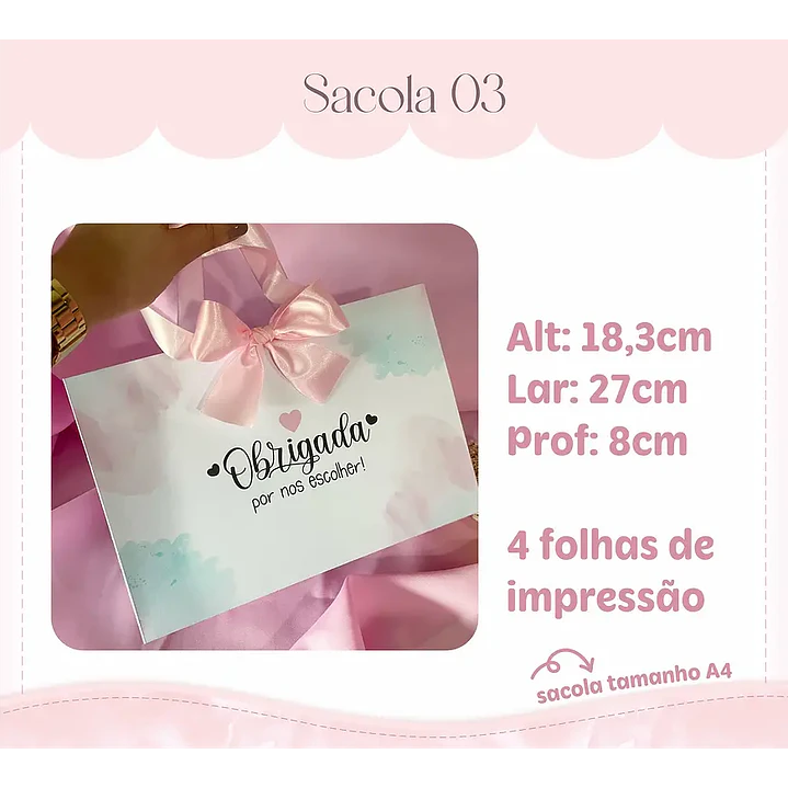 Arquivo de Corte Kit 7 Sacolas (Leia a Descrição) 4