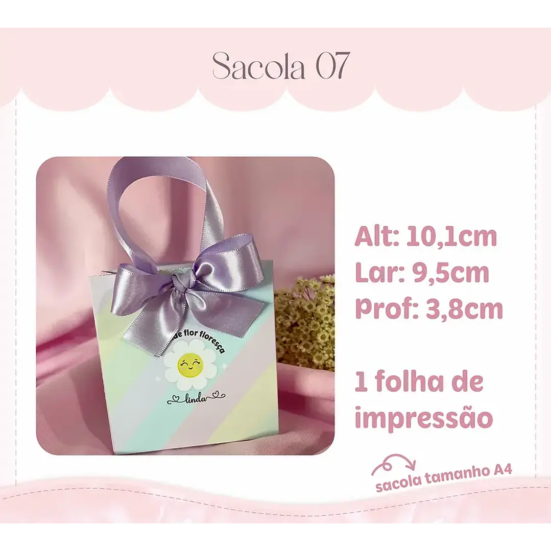Arquivo de Corte Kit 7 Sacolas (Leia a Descrição) 5