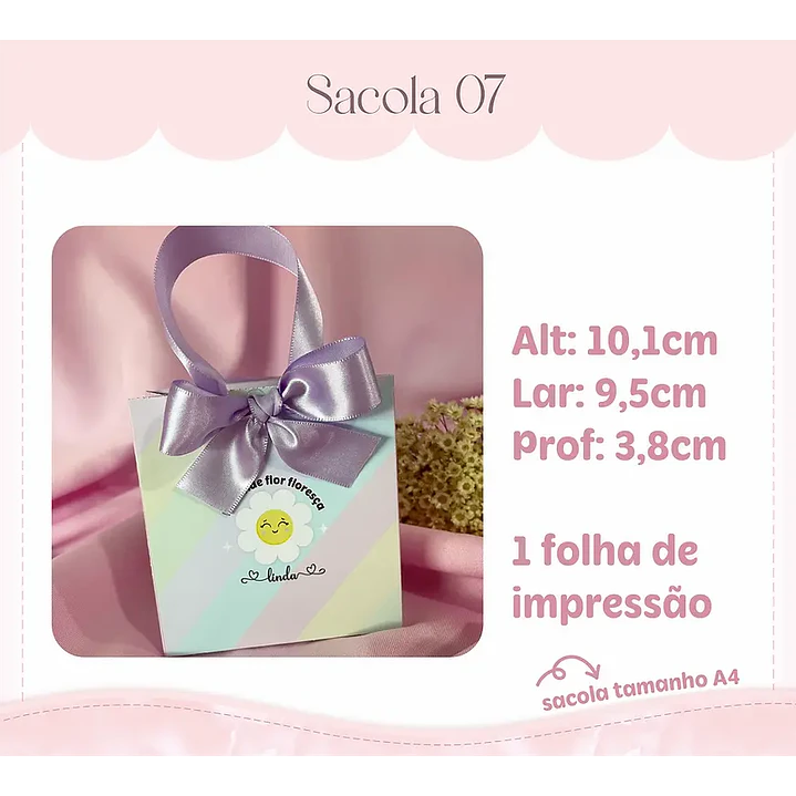 Arquivo de Corte Kit 7 Sacolas (Leia a Descrição) 5