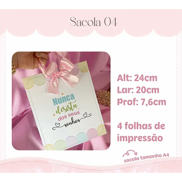 Arquivo de Corte Kit 7 Sacolas (Leia a Descrição) 6