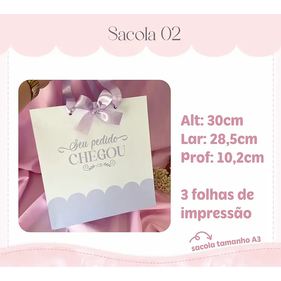 Arquivo de Corte Kit 7 Sacolas (Leia a Descrição) 7