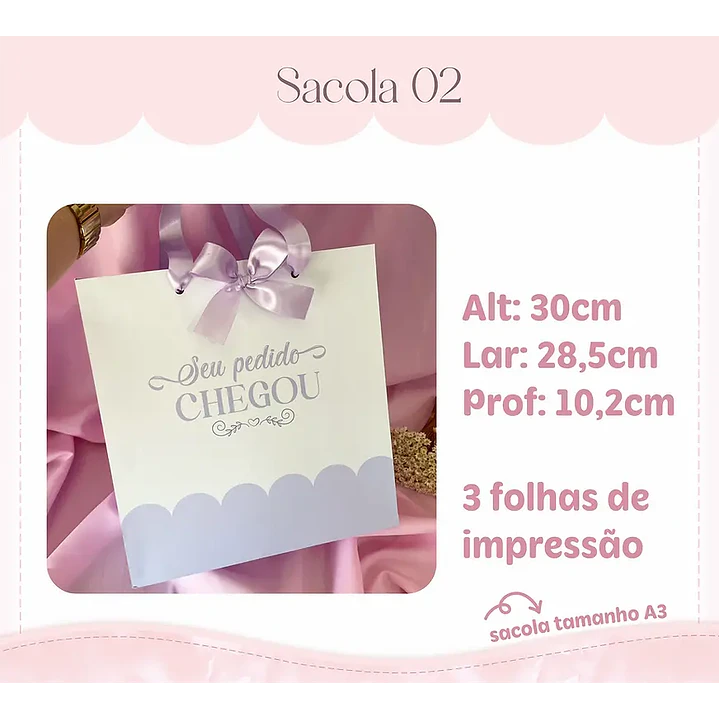 Arquivo de Corte Kit 7 Sacolas (Leia a Descrição) 7