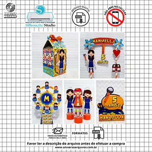 Arquivo de Corte Kit Chiquititas (Leia a Descrição)