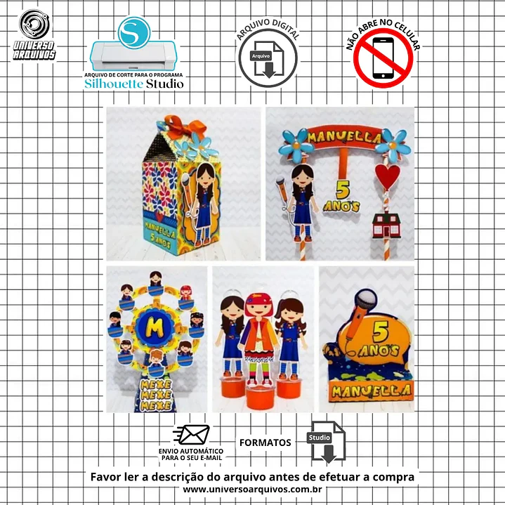 Arquivo de Corte Kit Chiquititas (Leia a Descrição) 1