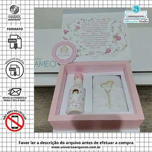 Arquivo de Corte Caixa Convite  Batizado (Leia a Descrição)