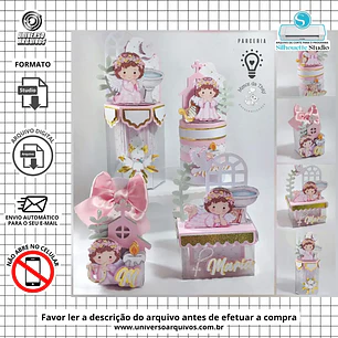 Arquivo de Corte Kits Batizado (Leia a Descrição)