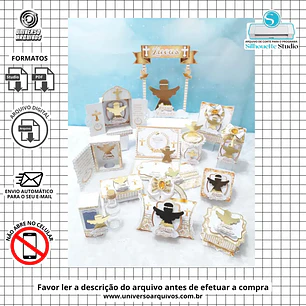 Arquivo de Corte Kits Batizado (Leia a Descrição)